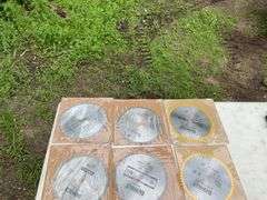 Box of 7 12" DeWalt saw blades