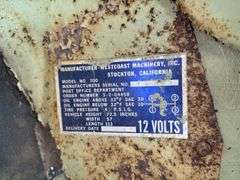 1964 West Coast Machinery Post Office Delivery car, Wisconsin air, cooled e