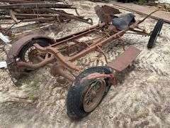 Ford Model T/A Frame with axles, driveline, engine(condition unknown) and t