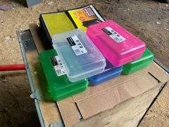 Flat of pencil boxes and three ring binder