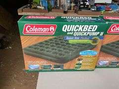 2 Coleman quick bed and quick pump, Phillips HDTV antenna