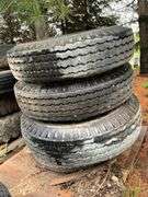 (4) 7.50-17 Tires on 5 Bolt Bud Rims