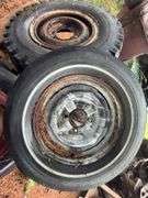 Assorted Rims and Tires, 4 Bolt, 6 Bolt, 8 Bolt