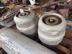 (2) Aluminum Beer Kegs