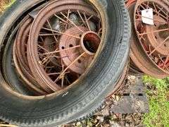 Ford Model A/T Wire Spoked Wheels, Other Parts