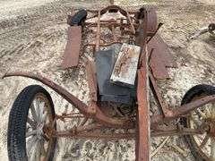 Ford Model T/A Frame with axles, driveline, engine(condition unknown) and t