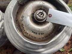 (2) Aluminum Beer Kegs