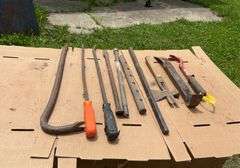 Flat of pry bars