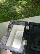 Samsung flat screen tv & small fridge