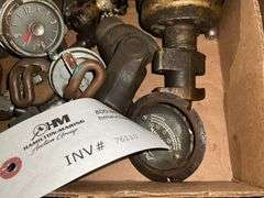 Ford Model T/A Parts - !irror Brackets, Gauge Clock, other parts