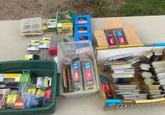 Tool box w/misc plumbing supplies