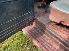 Ford Model 8R8T F-5 Single Axle Truck with 12' Box, Flat Head V-8 (Front pi