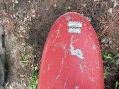 Tractor fuel tank appears to be for Farmall, Tractor belt pulley