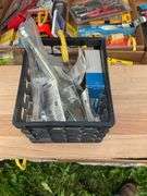 Tote of misc hardware