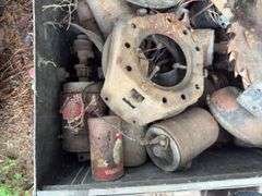 Metal Crate Containing Ford Model T/A Carburetors, Starters,