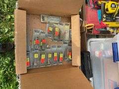4 boxes of misc nuts & bolts