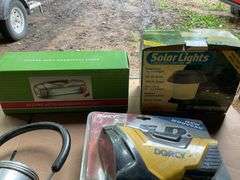 Spotlight, solar light, and auto emergency light
