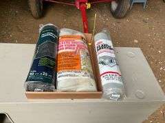 3 rolls of plastic