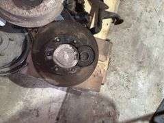Pallet Of Model T/A Parts, Fans, Hubs, Leaf Spring, Mirrors, Other Small Pa