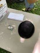 VIntage hat & box; cigar cases; boxes; misc