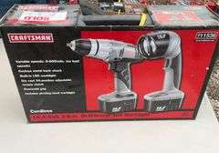 Craftsman 14.4V 3/8" drill driver & work light, new in box