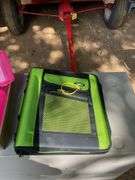 3 ring binder and pencil boxes