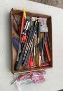 Flat of screw drivers