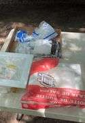 Box of plumbing supplies