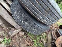 (2) Firestone 245/75/16 tires (good tread);(2) 225/75/15 tires