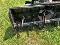 Erskine Model 2010 Skid Loader Mount Snow Blower, One Owner, Hydraulic Spou