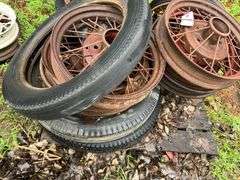 Ford Model A/T Wire Spoked Wheels, Other Parts