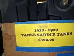 1928-1929 Poly Aftermarket Saddle Tanks for Ford Model T/A