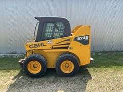Gehl Model 5240 Skid Loader, 1047 2nd Owner Hours, E Series, Power-A-Tach, 