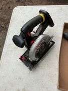 Flat with Craftsman 19.2V Circular saw; 20V drill driver