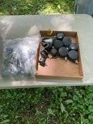 Flat of misc casters