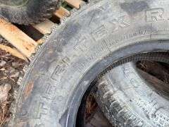 (2) Firestone 245/75/16 tires (good tread);(2) 225/75/15 tires