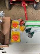 Solar garden lights and hose sprinklers