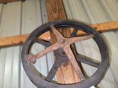 (2)Used Steering Wheels possibly from Ford Model T/A