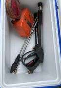 Cooler & power washer wand