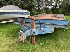 !!!!!1986 Reid-Haul 7’x15’ Deck Over, Tri-Axle Trailer, Pintle Hitch, Steel