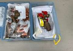 2 totes of copper fittings