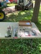 Flat of craftsman power strips & lights & temp sensors, tool box wax