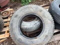 (2) Firestone 245/75/16 tires (good tread);(2) 225/75/15 tires