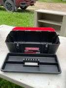 3 plastic tool boxes