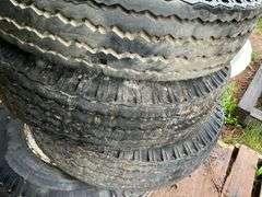 (4) 7.50-17 Tires on 5 Bolt Bud Rims
