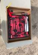 Flat with 7 pc T-thru handle hex key set
