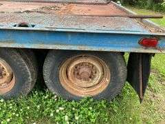 !!!!!1986 Reid-Haul 7’x15’ Deck Over, Tri-Axle Trailer, Pintle Hitch, Steel