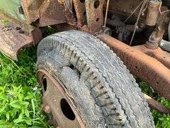 Ford Model 8R8T F-5 Single Axle Truck with 12' Box, Flat Head V-8 (Front pi
