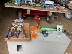 Solar garden lights and hose sprinklers