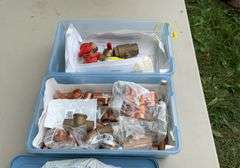 2 totes of copper fittings